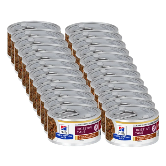 Hill's - Gatto i/d Digestive Care Spezzatino Pollo 24 X 82 Gr. - 