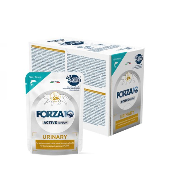 Forza10 Cat Urinary Actiwet Fish (12 sachets of 80g) -