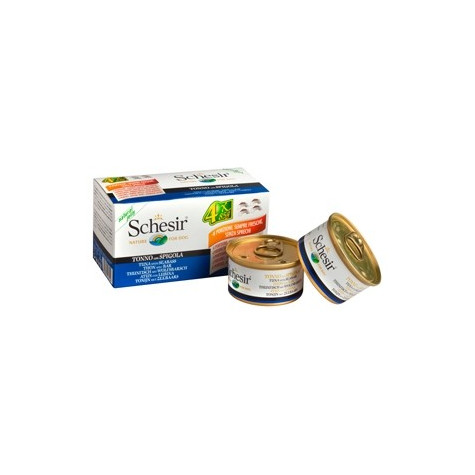 SCHESIR Tonnetto con Spigola in Gelatina 4x85 gr. - 