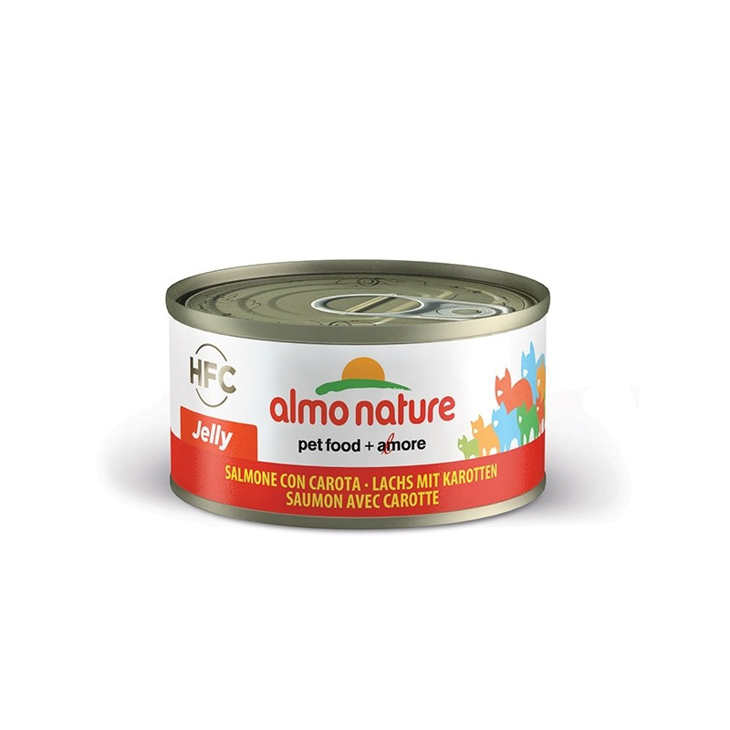 Almo Nature Gatto HFC Jelly Salmone con Carota gr.70