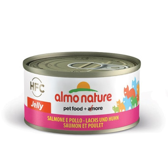 Almo Nature Gatto HFC Gelee Lachs und Huhn gr. 70