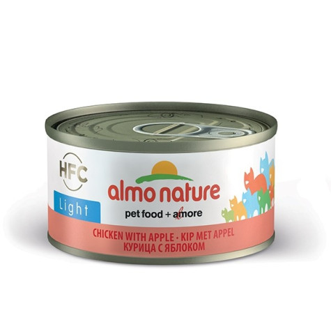 Almo Nature Gatto HFC Natural Light Huhn mit Apfel gr. 70