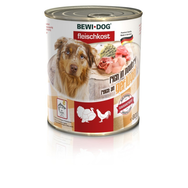 Bewi Dog ricco di pollame 800 gr.