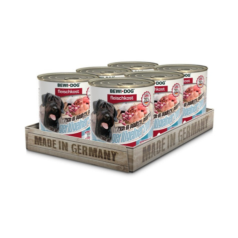Bewi Dog rich in poultry hearts 800 gr.