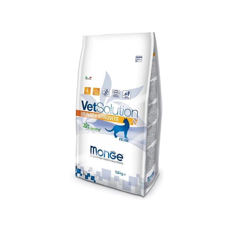 MONGE VETSOLUTION CAT URINARY STRUVITE KG 1,5