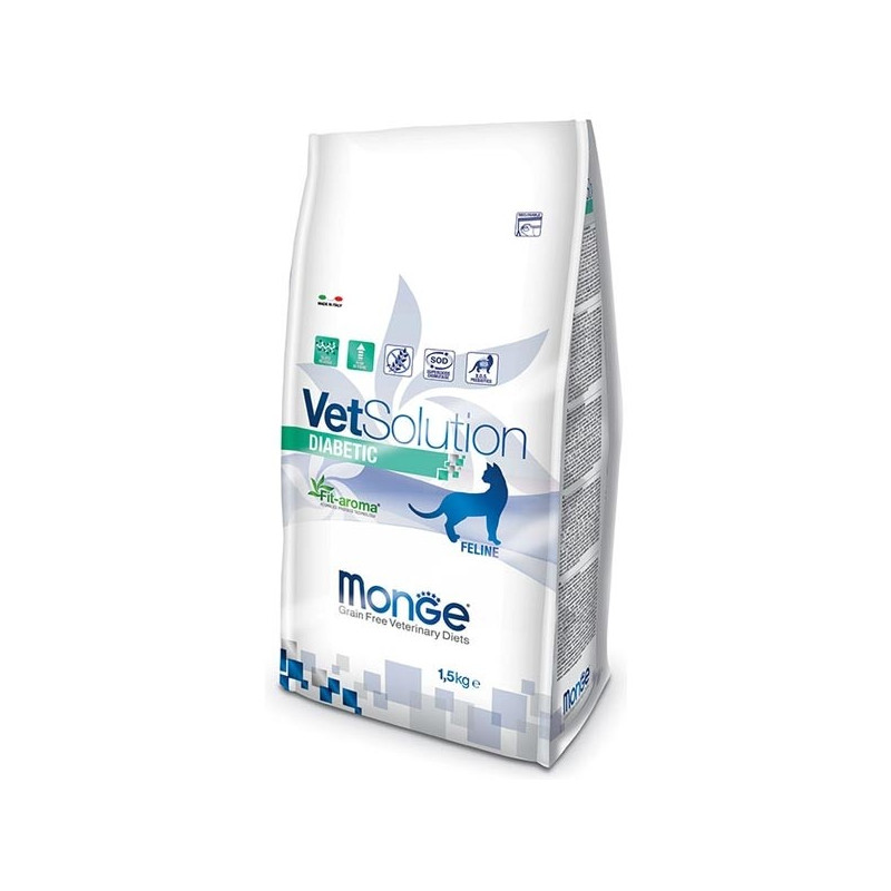 MONGE VETSOLUTION GATTO DIABETIC  KG 1,5