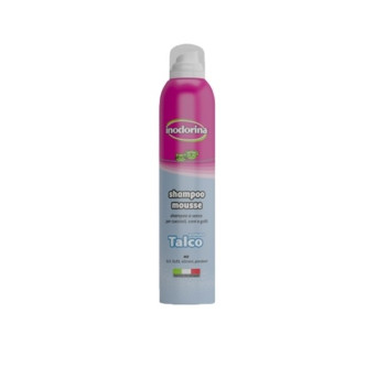 INODORINA SHAMPOO TALC MOUSSE 300 ml.