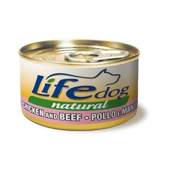 LIFE PET CARE Natural Life Hund mit Huhn und Rind 90 gr.