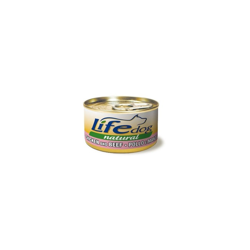LIFE PET CARE Natural Life Hund mit Huhn und Rind 90 gr.