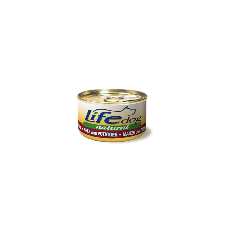 LIFE PET CARE Natural Life Dog Diced Beef and Potatoes 90 gr.