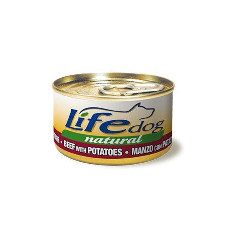 LIFE PET CARE Natural Life Dog Gewürfeltes Rindfleisch und Kartoffeln 90 gr.