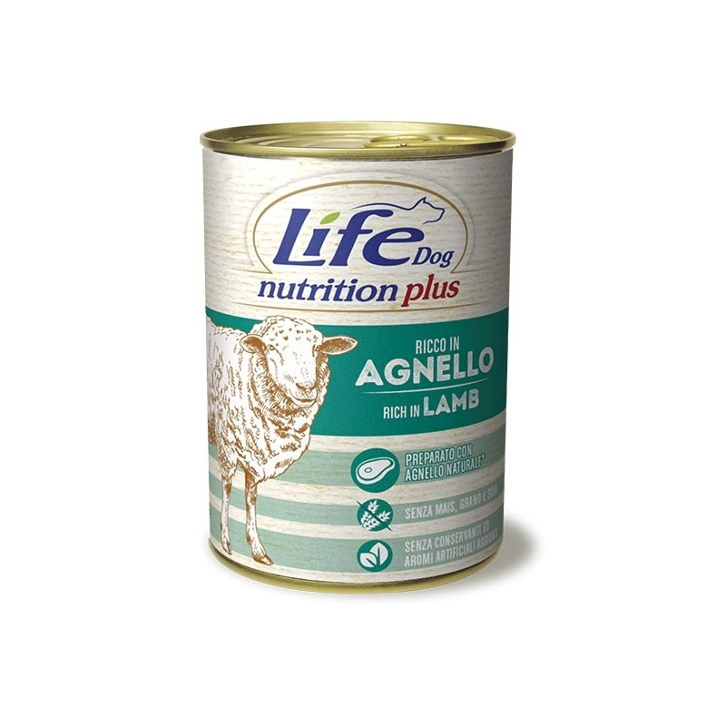 LIFE PET CARE Life Dog Nutrition Plus Lamb 400 gr.