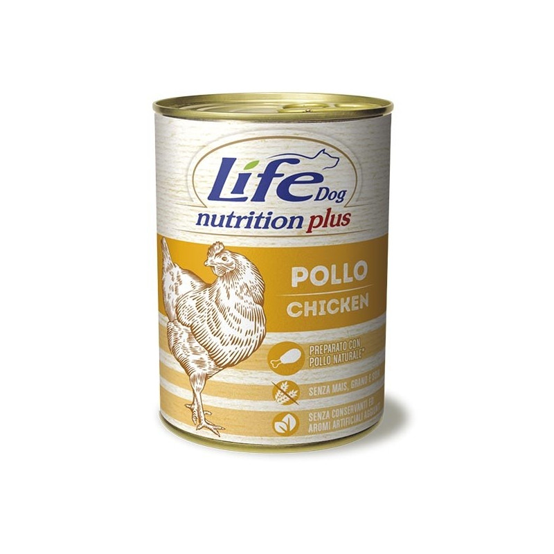 LIFE PET CARE Life Dog Nutrition Plus Chicken in Chunks 400 gr.