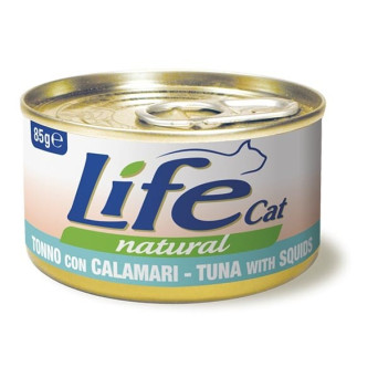 LIFE CAT NATURAL TUNA SQUID 85 gr.