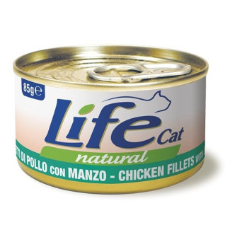 LIFE CAT NATÜRLICHES CHICKEN RIND 85 gr.