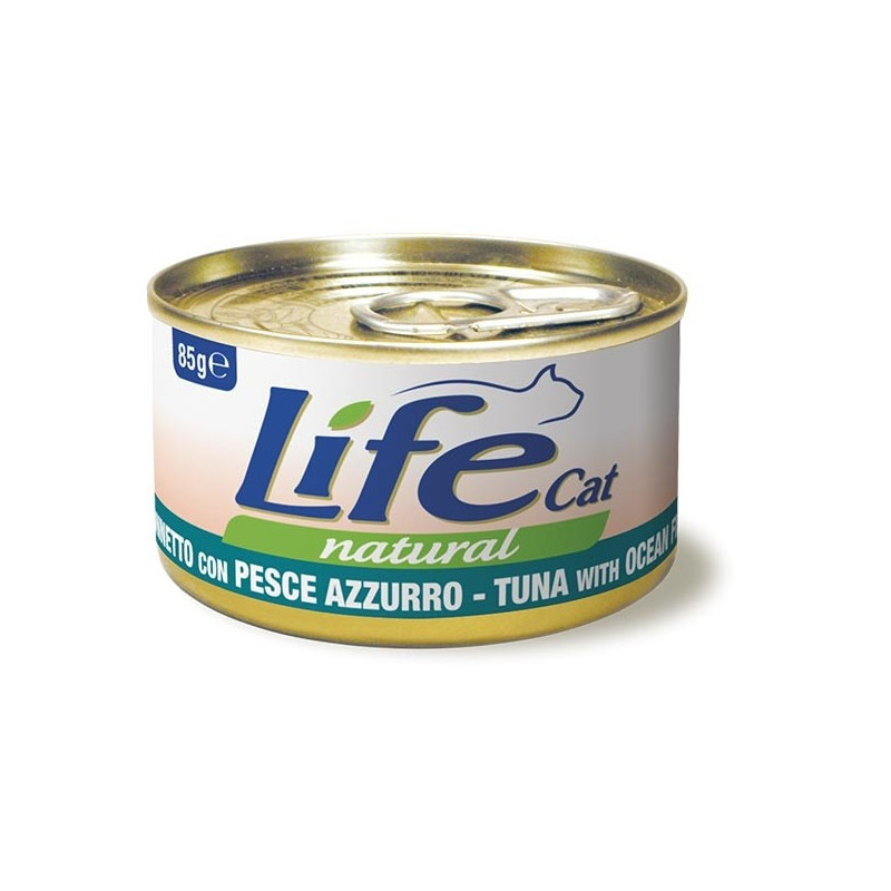LIFE GATTO NATURAL TONNO PESCE AZZURRO 85 gr.