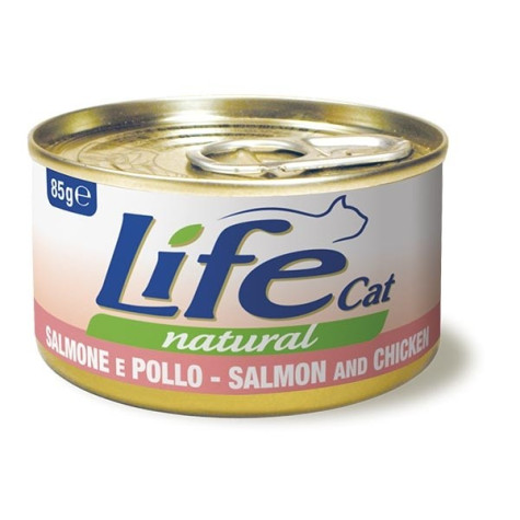 LIFE CAT NATÜRLICHES LACHS HUHN 85 gr.