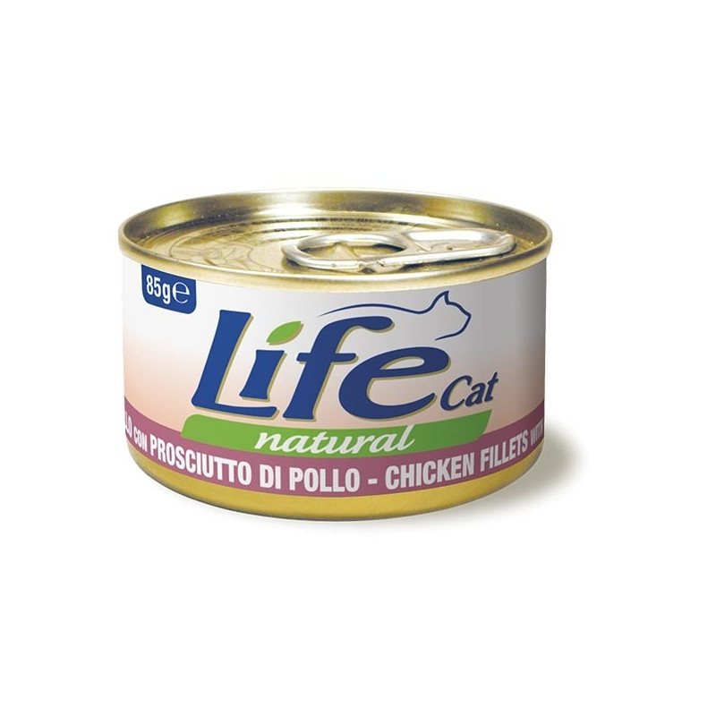 LIFE CAT NATURAL CHICKEN HAM 85 gr.