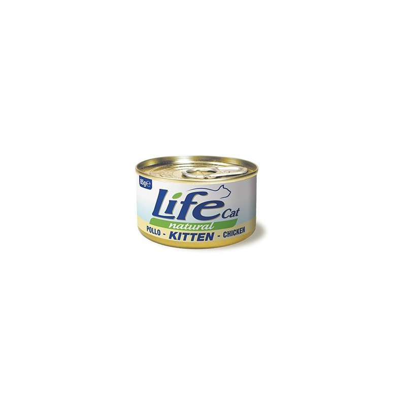 LIFE CAT NATURAL KITTEN CHICKEN 85 gr.