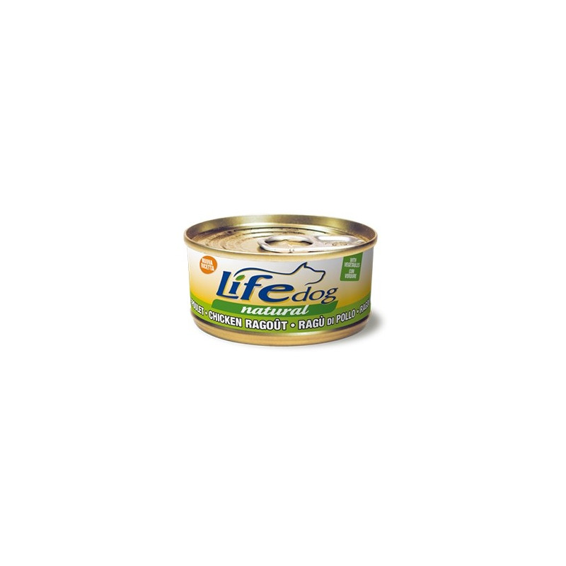 LIFE PET CARE Life Dog Natural Chicken Ragout with Vegetables 170 gr. LIFE PET CARE Life Dog Natural Chicken Ragout with Vegetables 170 gr.