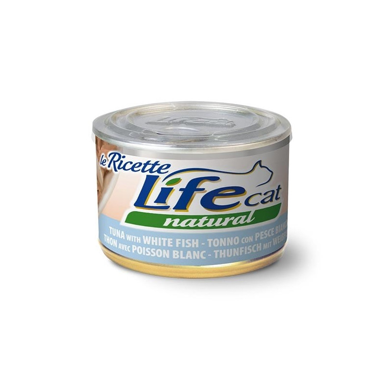 LIFE RICETTE GATTO TONNO PESCE BIANCO 150 gr.