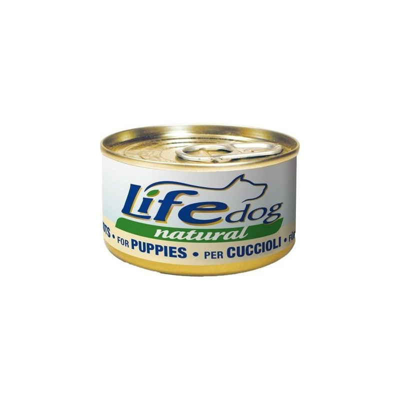 LIFE DOG NATURAL PUPPY 6 cans of 90 gr.