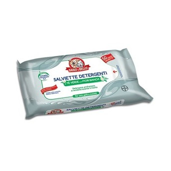 Bayer - Healthy and beautiful - Dog Cleansing Wipes Green Tea with White Flowers 50 Pcs.