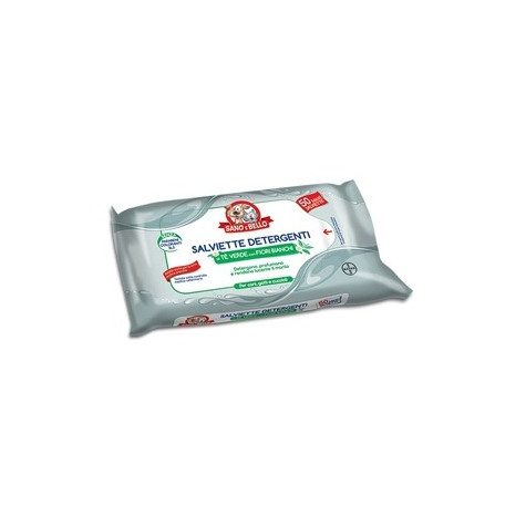 Bayer - Healthy and beautiful - Dog Cleansing Wipes Green Tea with White Flowers 50 Pcs.