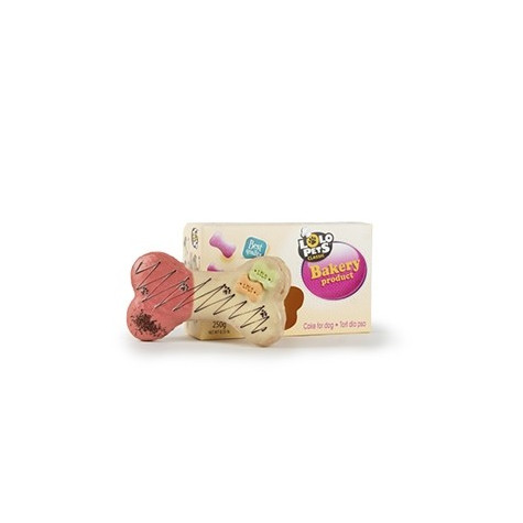 LOLO PETS Bone-shaped Cake with Wild Berries Taste 40 Gr.