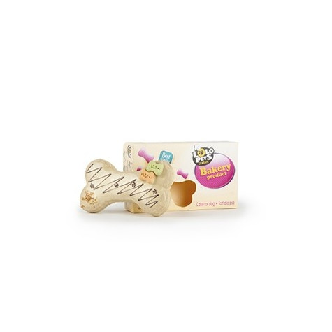 LOLO PETS Bone-shaped Cake with Apple Taste 250 Gr.
