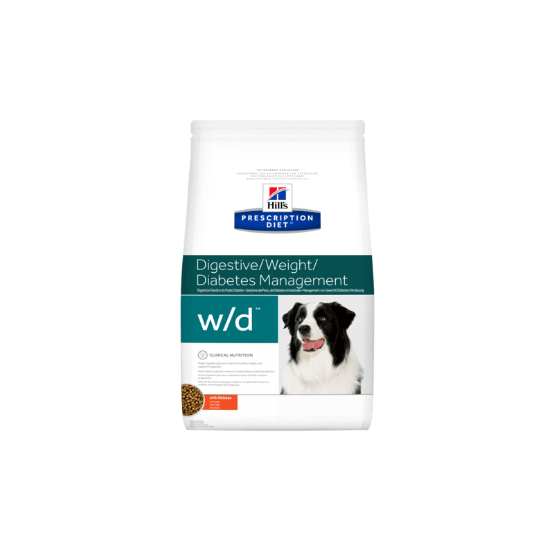HILL'S Prescription Diet w/d Digestive/Weight/Diabetes Management 1,5 kg.
