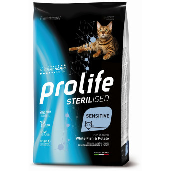 Prolife Cat Sterilised Sensitive Weißfisch Kartoffel 1,5 kg
