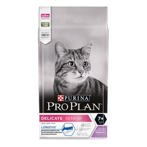 PURINA Pro Plan Delicate Longevis Senior 7+ Rich in Turkey 1,5 Kg.