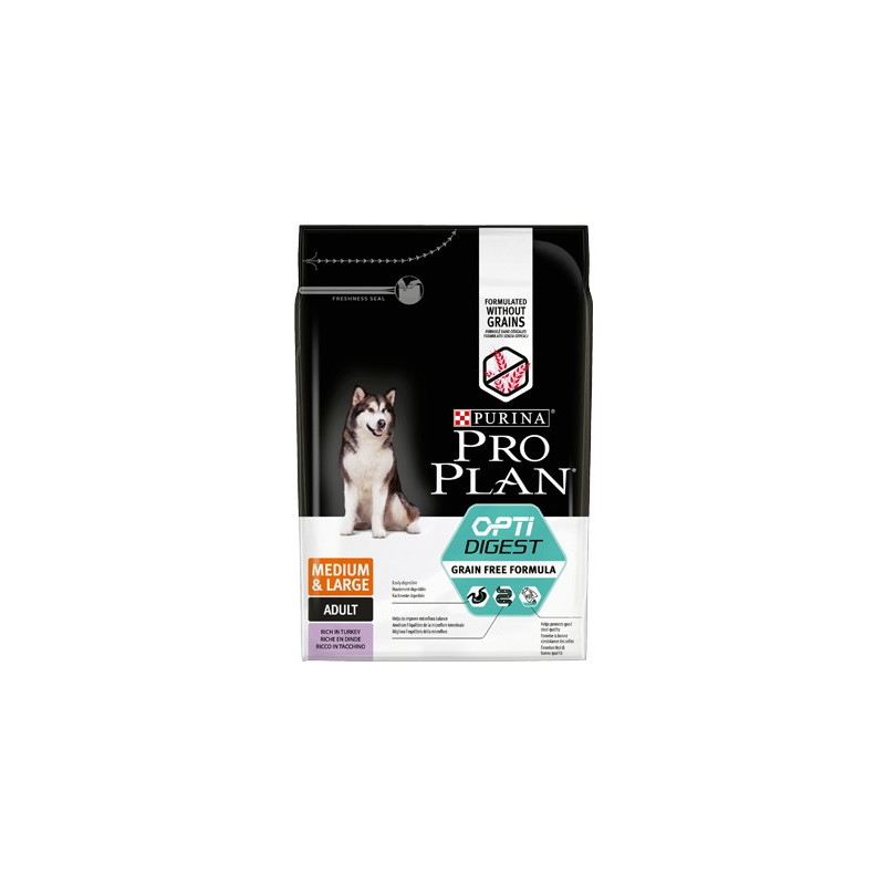 PURINA CANE ADULT MEDIUM&LARGE Grain Free DIGEST POLLO GR. 2,5 PURINA CANE ADULT MEDIUM&LARGE Grain Free DIGEST POLLO GR. 2,5