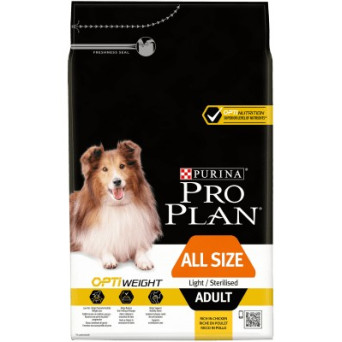 PURINA DOG LIGHT STERILIZED ALL SIZE CHICKEN Kg. 3