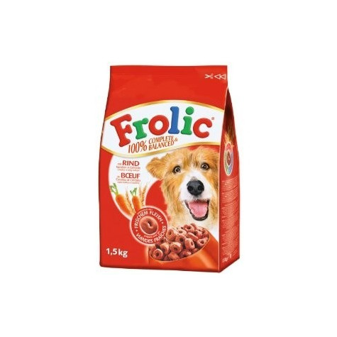 FROLIC Ring croquettes Beef and Carrots for size Medium-Large 1,5 kg.