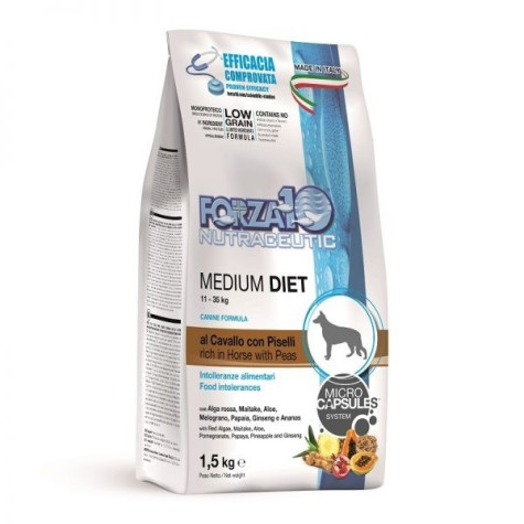 FORZA10 Medium Diet Horse and Peas 12 kg.