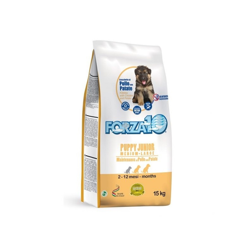 FORZA10 Dog Puppy Junior Medium / Large Chicken and Potatoes 12.5 kg