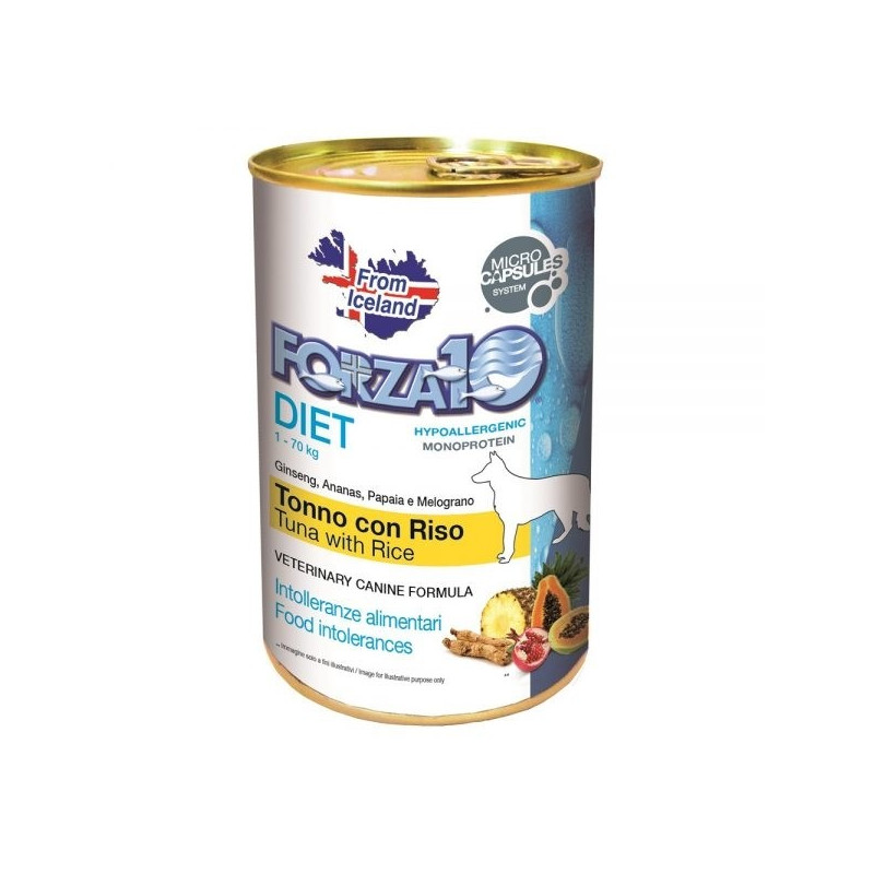 Forza10 Dog Patè Diet Tuna and Rice 400 g