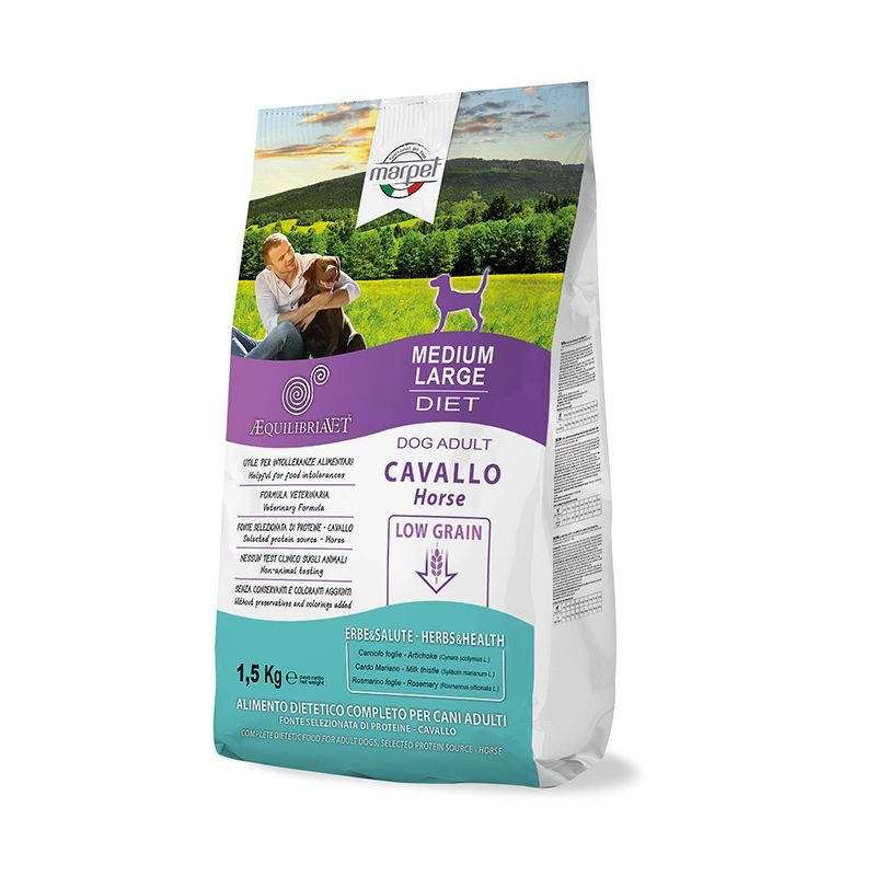 MARPET - Dog Equilibria Low Grain 100% Horse Medium Adult 1,5 kg.