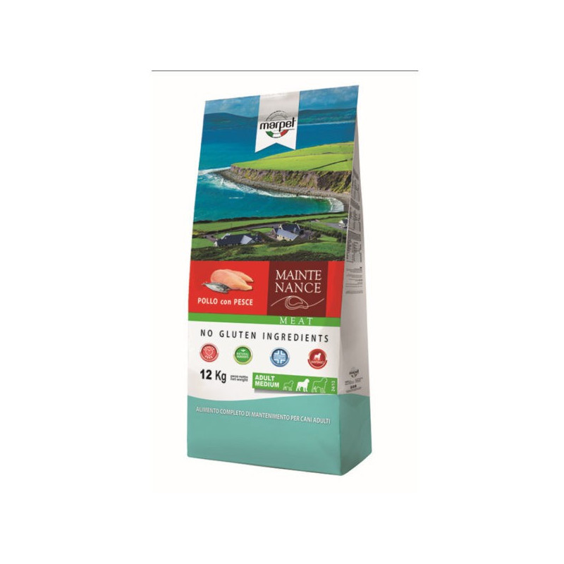 Marpet - Dog Maintenance Dog Dry Chicken and Fish Medium 12 Kg.