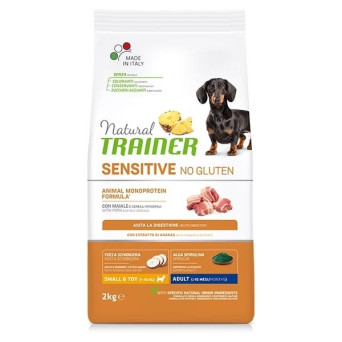 Trainer Natural Sensitive Adult Small Pork 2 kg