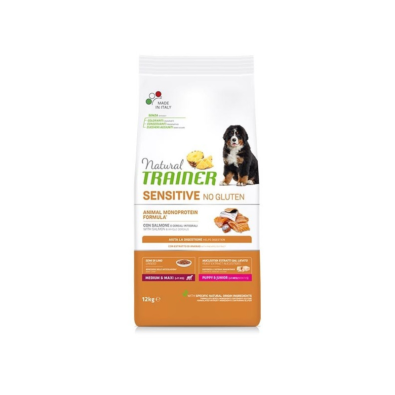 Trainer Natural Sensitive Puppy & Medium Maxi Salmone 3 kg