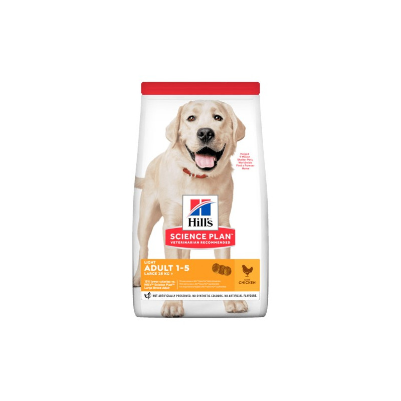 HILL'S Cane adult light large Chicken 12 kg