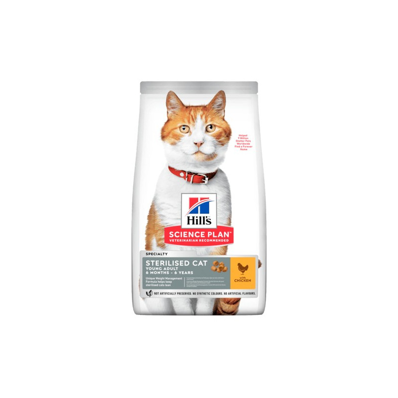 HILL'S Science Plan Adult Sterilised Cat con Pollo 7 kg.