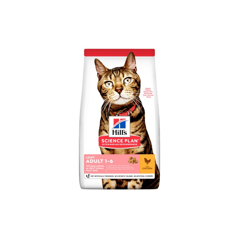Hill's Gatto adult light medium pollo 1,5 kg