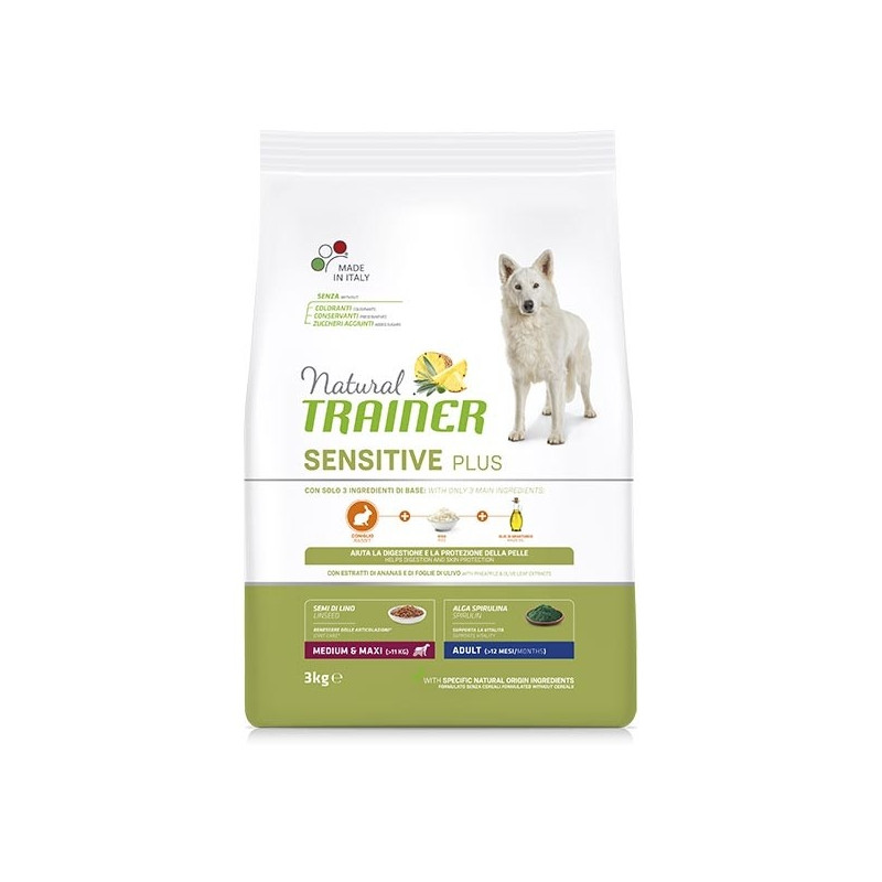 Trainer Natural Sensitive Adult Medium & Maxi Rabbit 3 kg