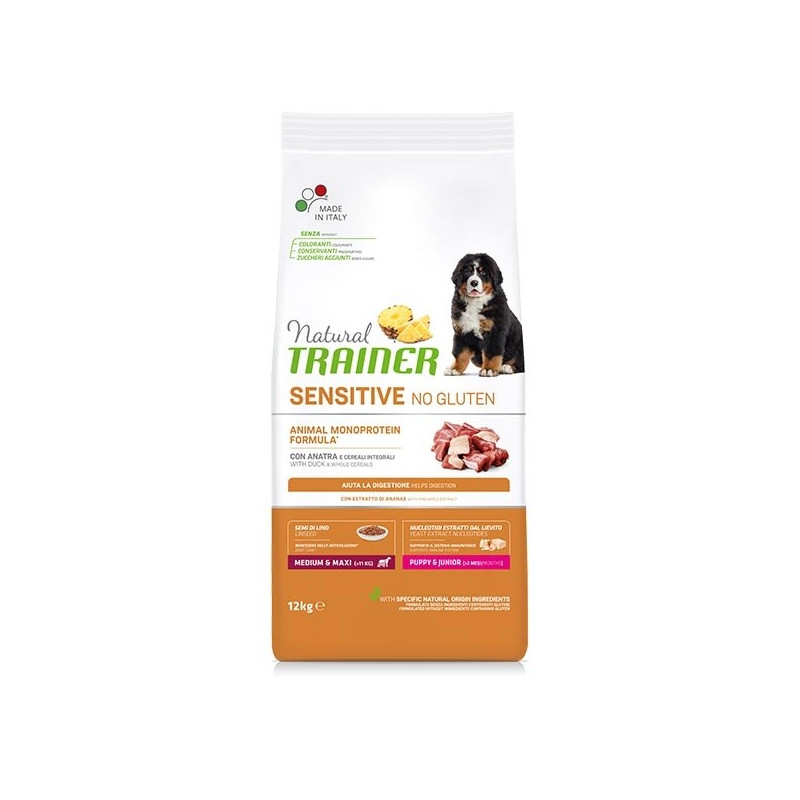 Trainer Natural Sensitive Puppy & Junior Medium & Maxi Duck 3 kg