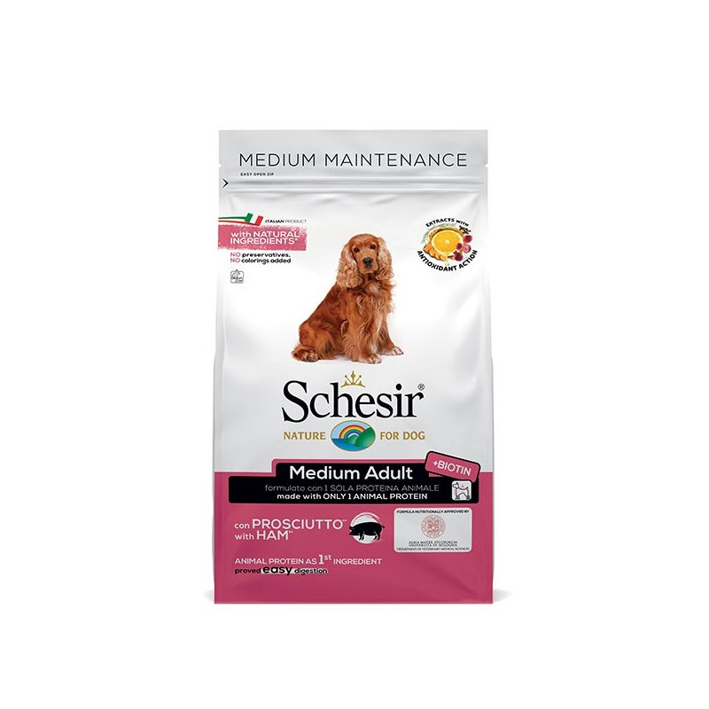 SCHESIR Cane adult medium ham 12 kg.