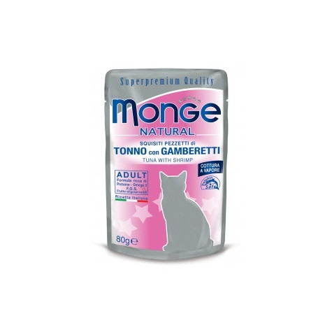 Monge Natural Superpremium Thunfisch mit Garnelen 80 gr.